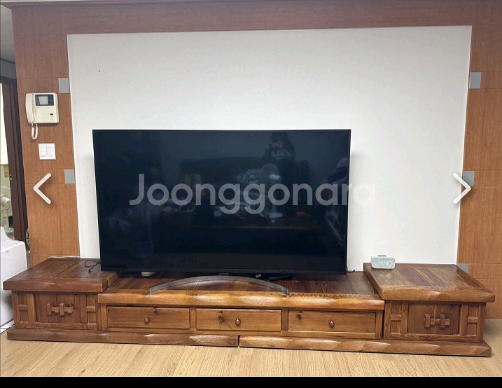 고급소나무원목TV거실장--1