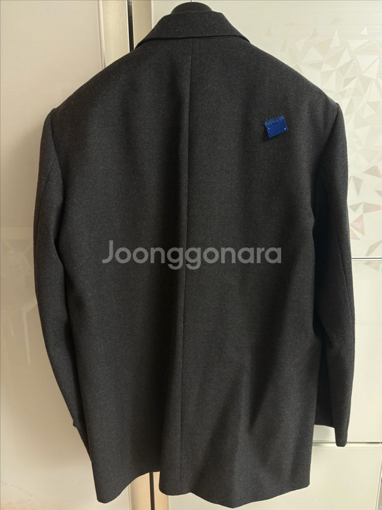자라 아더에러 오버사이즈 울 블레이저 다크 그레이(m)--0
