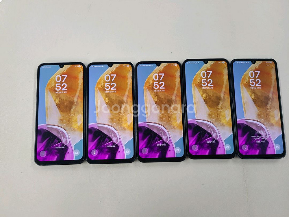갤럭시와이드7 128G 실사용3개월 밧데리100프로 상--1