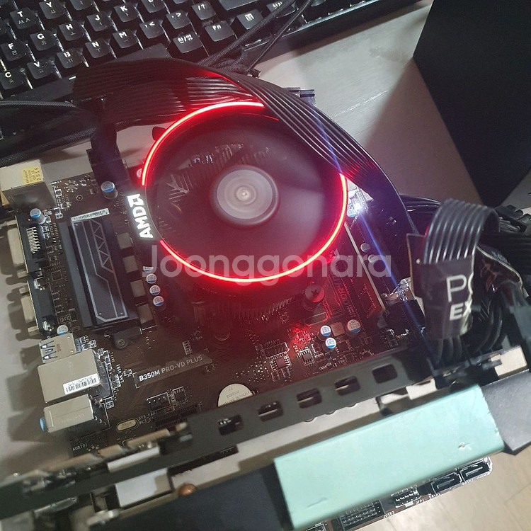 AMD AM4 b350 메인보드 + 라이젠7 2700--1