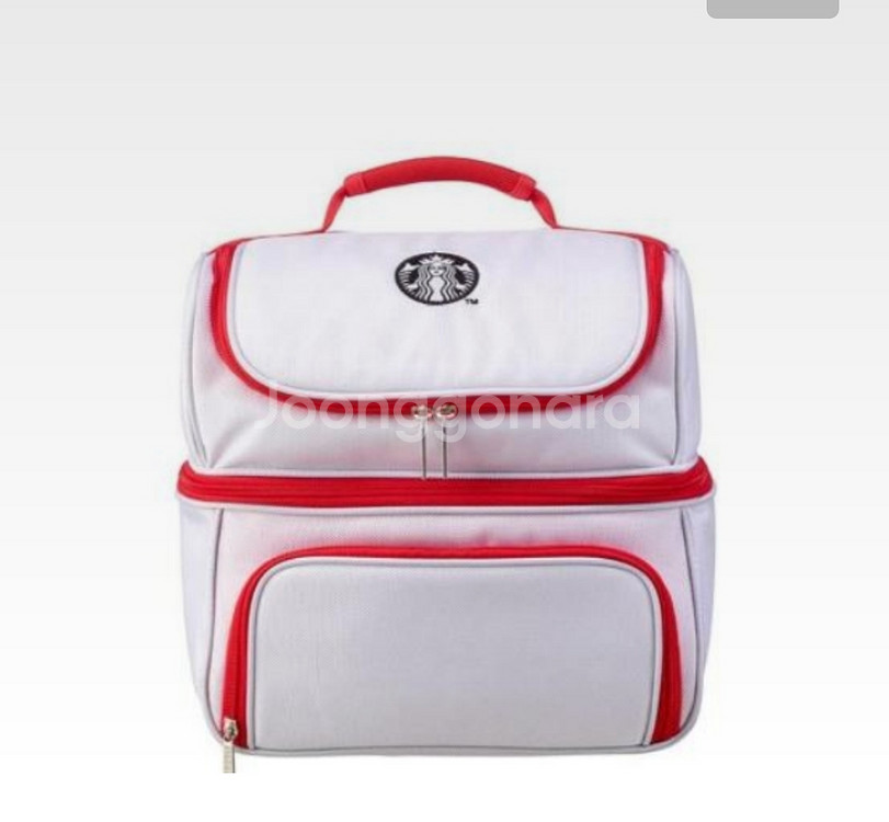 미개봉&택포)스타벅스 화이트 쿨링백/베이스볼파크특화MD--4