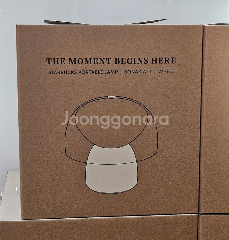 미개봉&택포)스타벅스 포터블 램프 보나키아 T 화이트--0