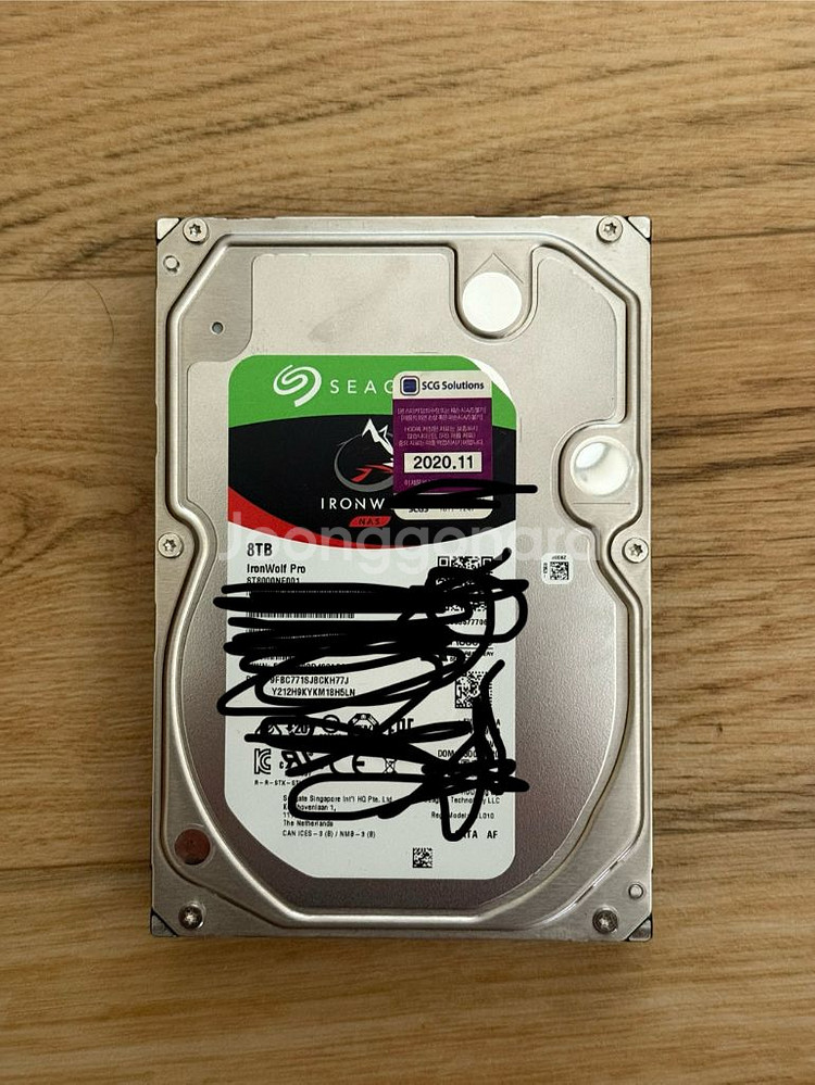 seagate Ironwolf pro 8tb hdd--0