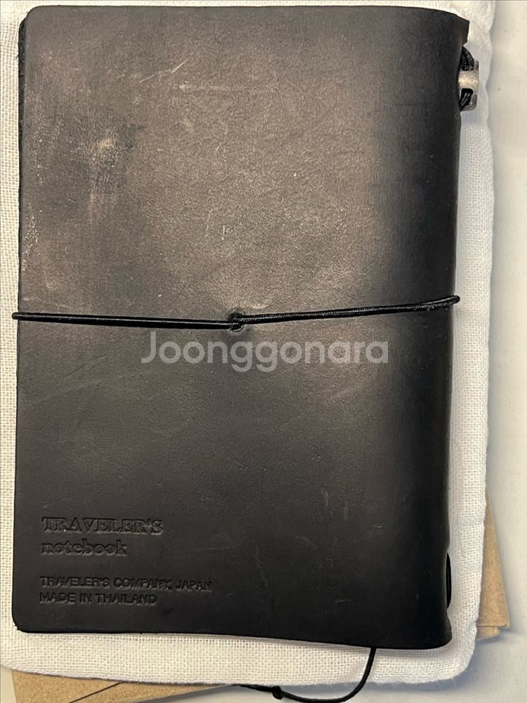 트래블러스 노트 패스포트 사이즈+지퍼백, 고무줄, 참--3