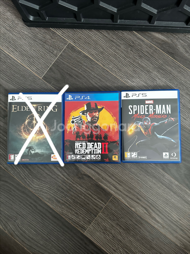 PS5 CD(레드데드 리뎀션2, 스파이더맨)--0