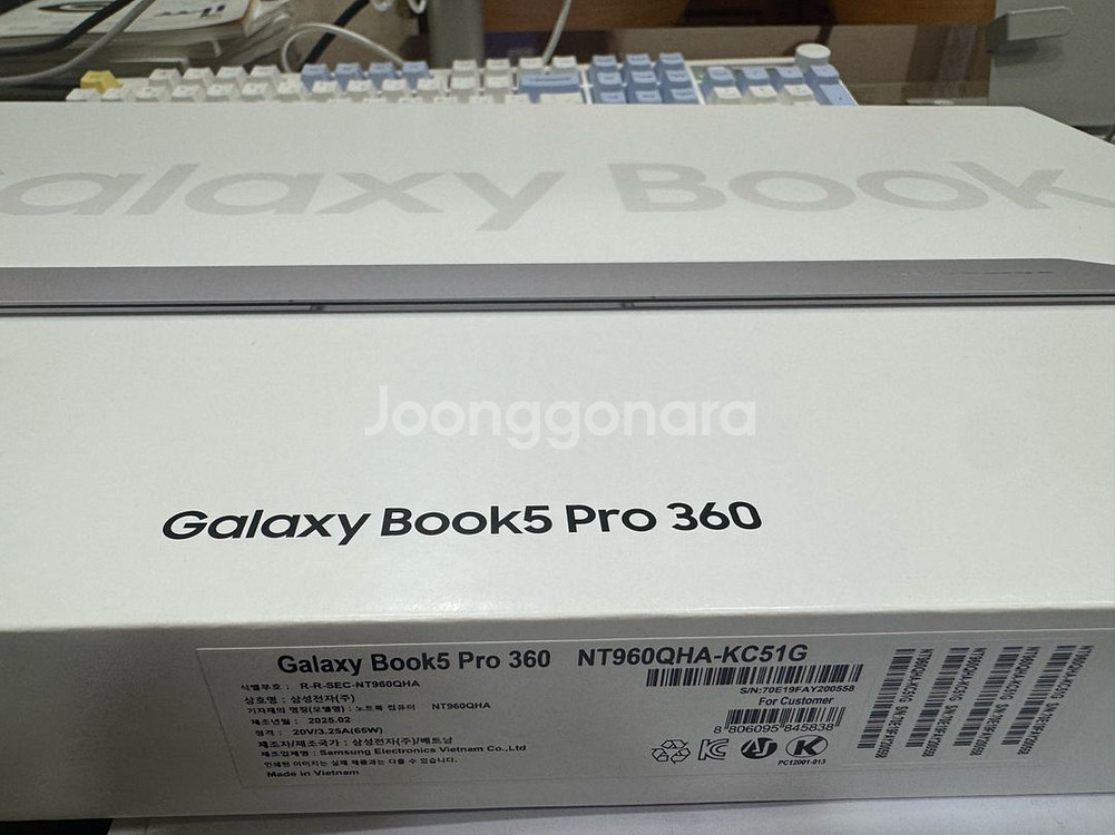 갤럭시북5프로 360 16g 500g 판매합니다--0