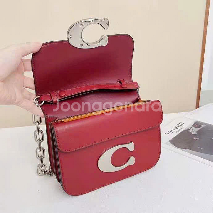 코치 크로스바디 레드 CM557 [새상품]해외--5