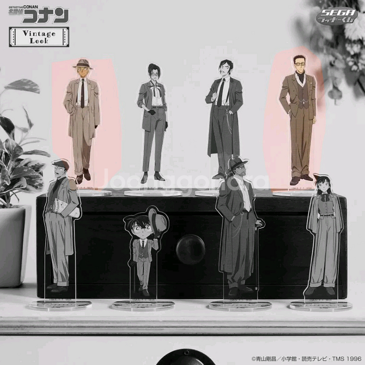 명탐정코난 세가 빈티지룩 아크릴스탠드 공안조 일괄--0