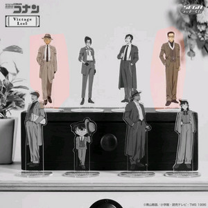 명탐정코난 세가 빈티지룩 아크릴스탠드 공안조 일괄