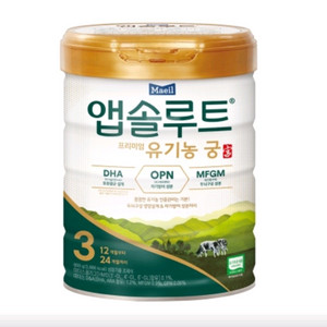 (가격할인) 앱솔루트 유기농 궁 3단계 800g 1캔