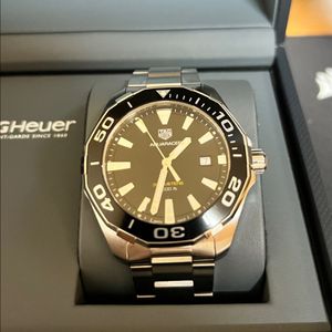 [풀박스,43mm] 태그호이어 아쿠아레이서 검판 쿼츠