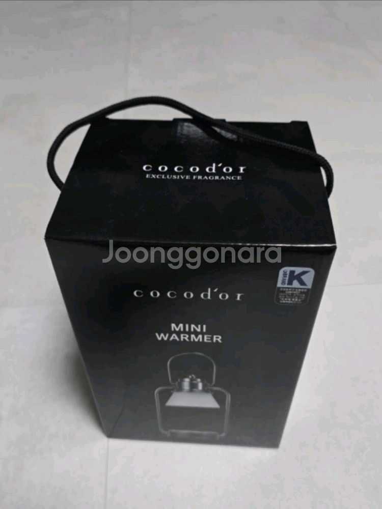 새상품) 코코도르 프리즘 미니 캔들워머 블랙--0