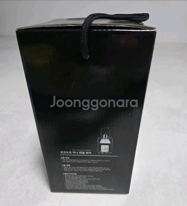 새상품) 코코도르 프리즘 미니 캔들워머 블랙--1