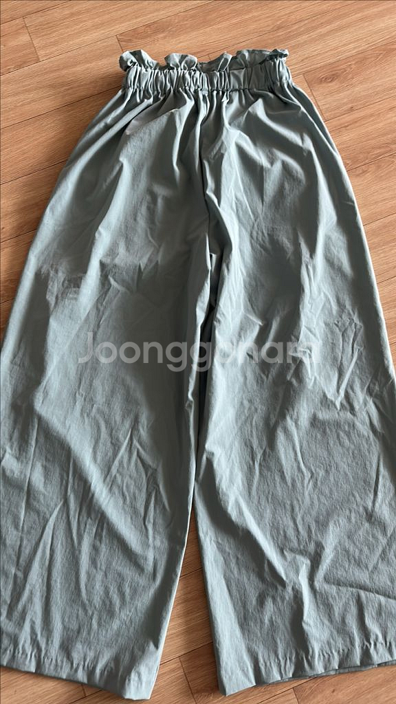 Calin 꺌랑 바스락 팬츠 민트 S 새상품--3