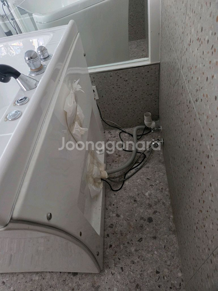 반려동물용 버블 스파 욕조--2