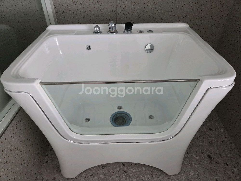 반려동물용 버블 스파 욕조--4
