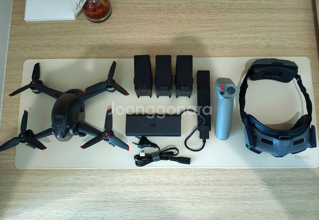 DJI FPV 드론 플라이모어콤보 배터리3개--2