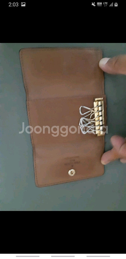 루이비통 정품 키홀더--4