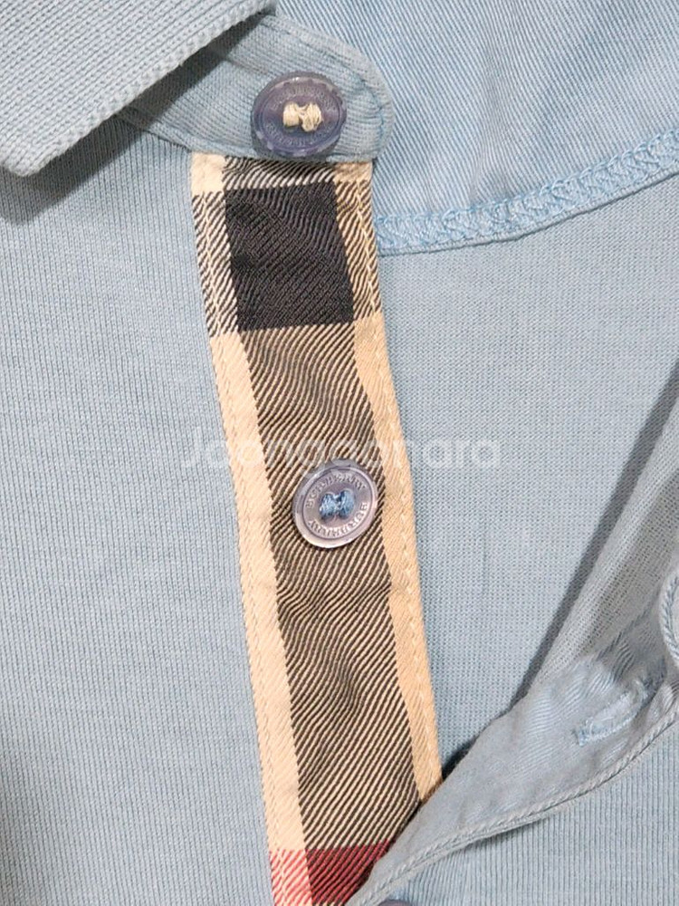 (L) 버버리 반팔 카라티 PK 피케 폴로 티셔츠--5