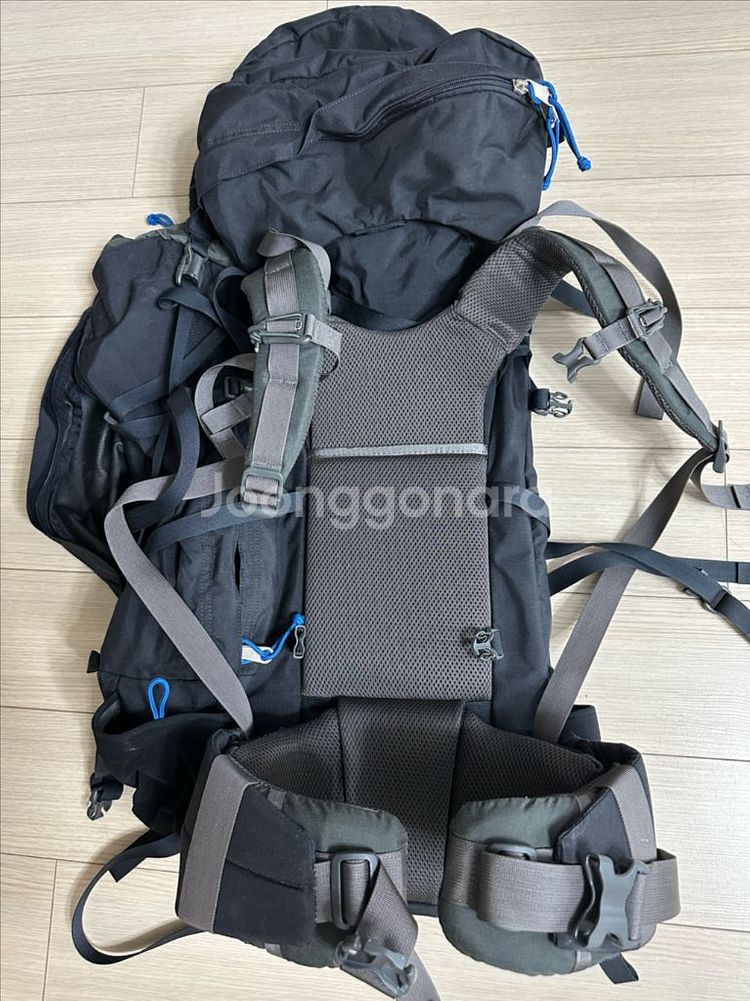 미스테리렌치 글래시어 70L 백패킹 배낭(네이비)--2