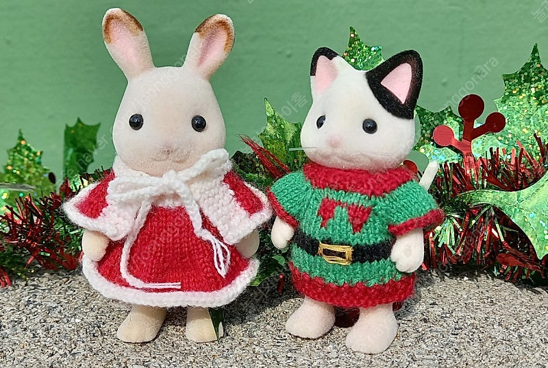 실바니안 어른망토 원피스 뜨개옷 이미지