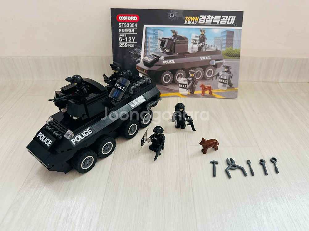 옥스포드 SWAT 경찰특공대 블럭 ST33354--0