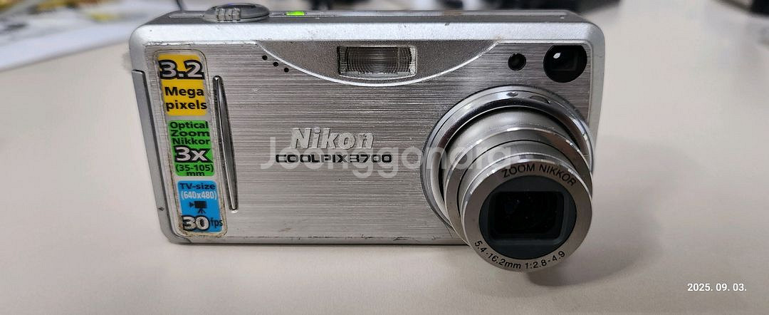 NIKON COOLPIX 3700 빈티지 디지털카메라--0