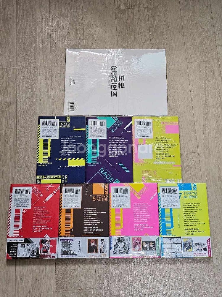 도쿄 에일리언즈 1~7권 + 미개봉 A4포스터 팜.--1