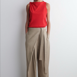 코스 COS 트위스트 디테일 코튼탑 S