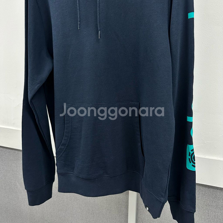 ELEMENT 퀵실버 레터링 후드 티셔츠 105 (L)--5