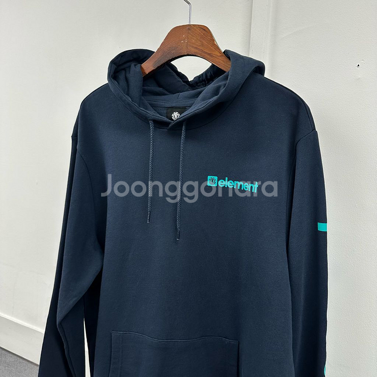 ELEMENT 퀵실버 레터링 후드 티셔츠 105 (L)--10