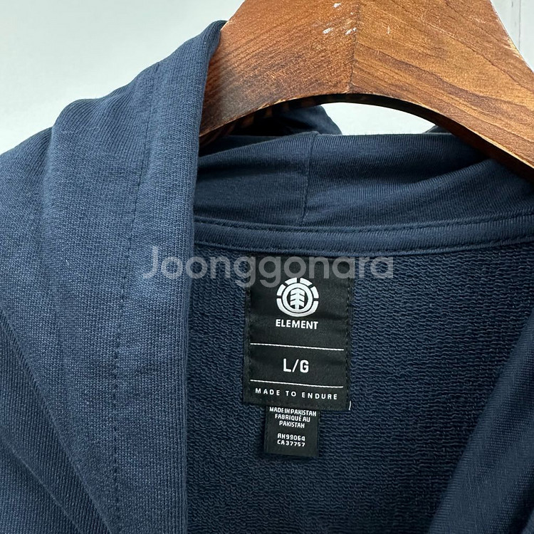 ELEMENT 퀵실버 레터링 후드 티셔츠 105 (L)--16