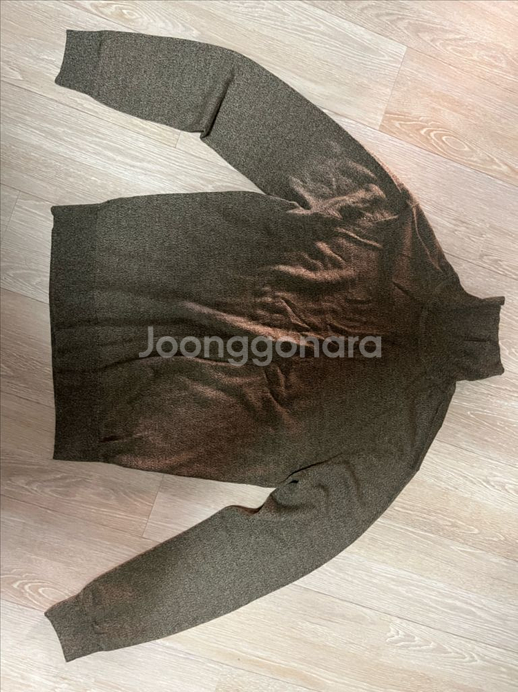 함준수x인템포무드 웨어러블 터틀넥 니트 카키 M--1