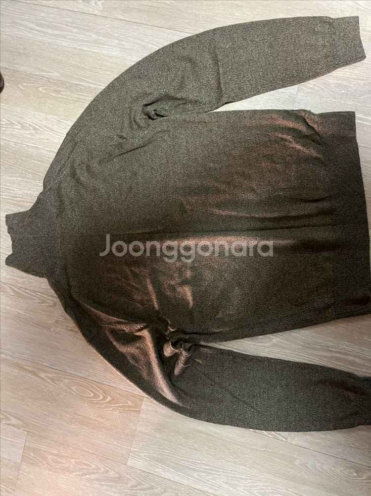 함준수x인템포무드 웨어러블 터틀넥 니트 카키 M--2