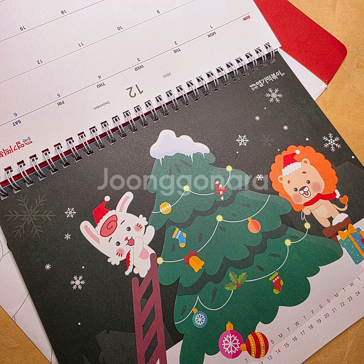 엽기떡볶이 캘린더 탁상형 달력 25년도--3