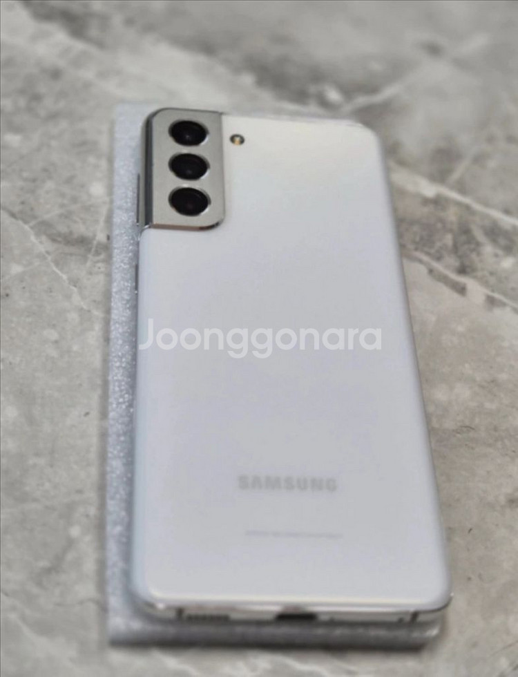 갤럭시 S21 256기가 5G 화이트 상태 A급--0