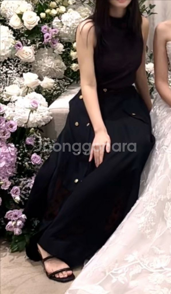 자라 블랙 힐 샌들 245--6