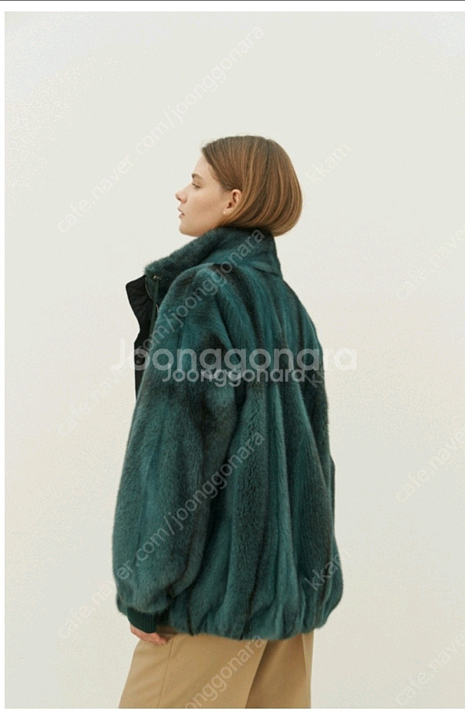 소윰 크로스밍크 봄버(그린)--1