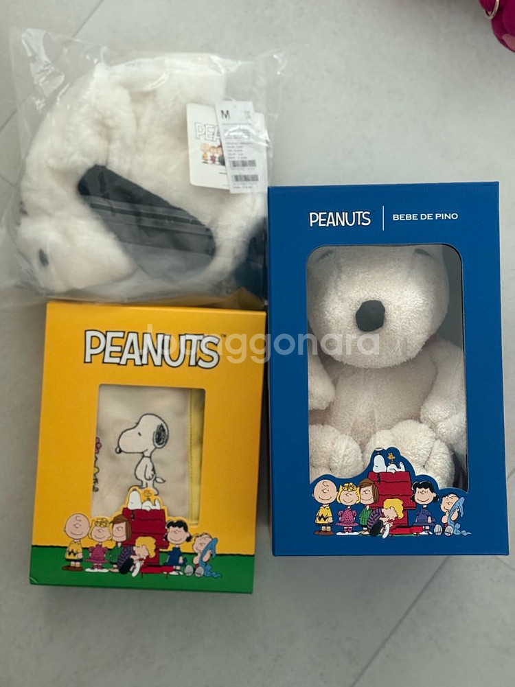 일괄) 베베드피노 스누피 인형가방,모자,토트백--0