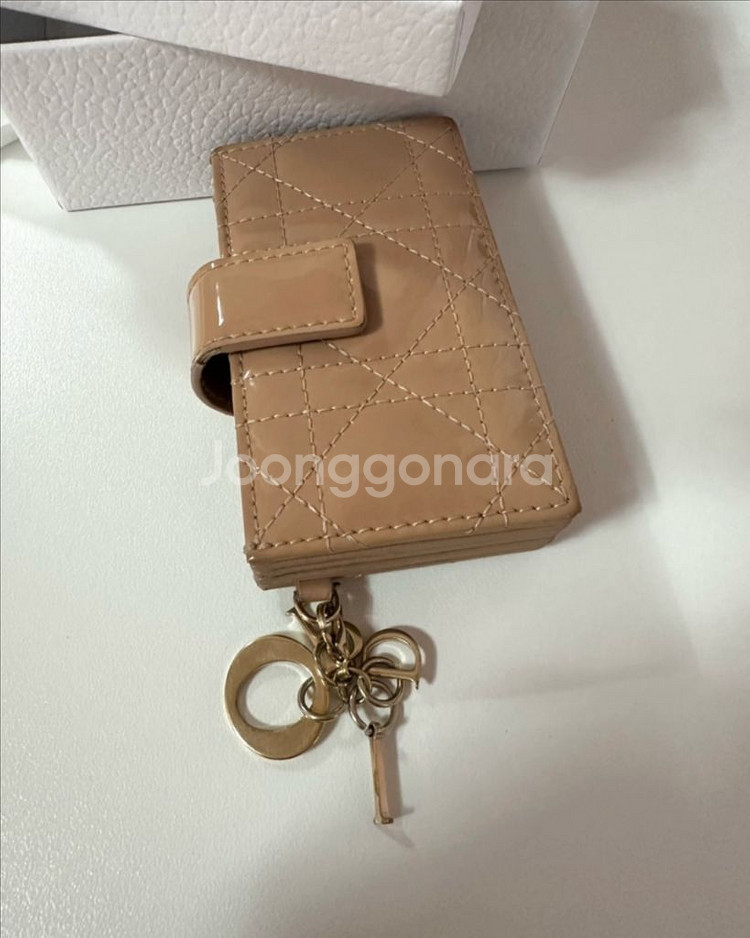 디올 레이디 페이던트 아코디언 카드지갑--6