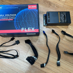 직구 flex 600W 풀 모듈러 파워