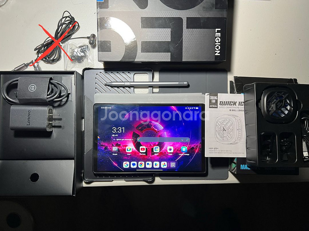레노버 y700 2세대 풀세트+펜,쿨러,케이스--0