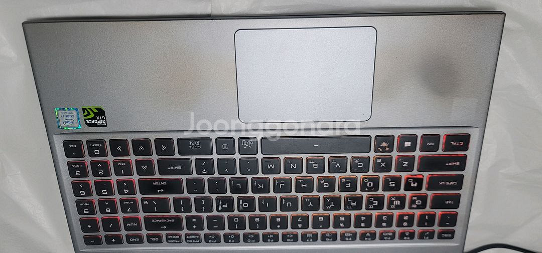 한성 TFG155 i7-8750 화면떨림 부품용--4