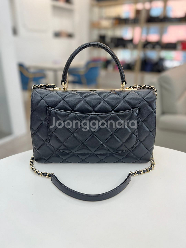 [럭스올 울산점]샤넬 램스킨 트렌디 CC 미듐 숄더백--2