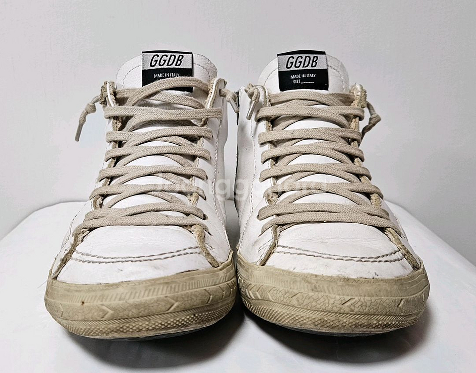 골든구스 DB 슬라이드 하이탑 스니커즈 42사이즈--2