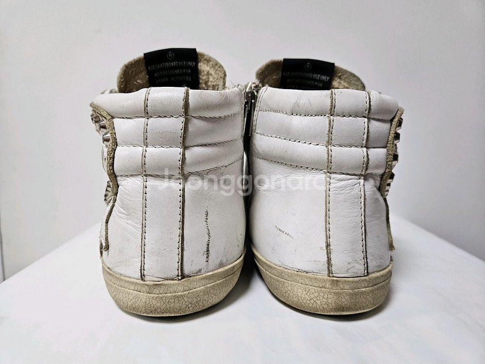 골든구스 DB 슬라이드 하이탑 스니커즈 42사이즈--5