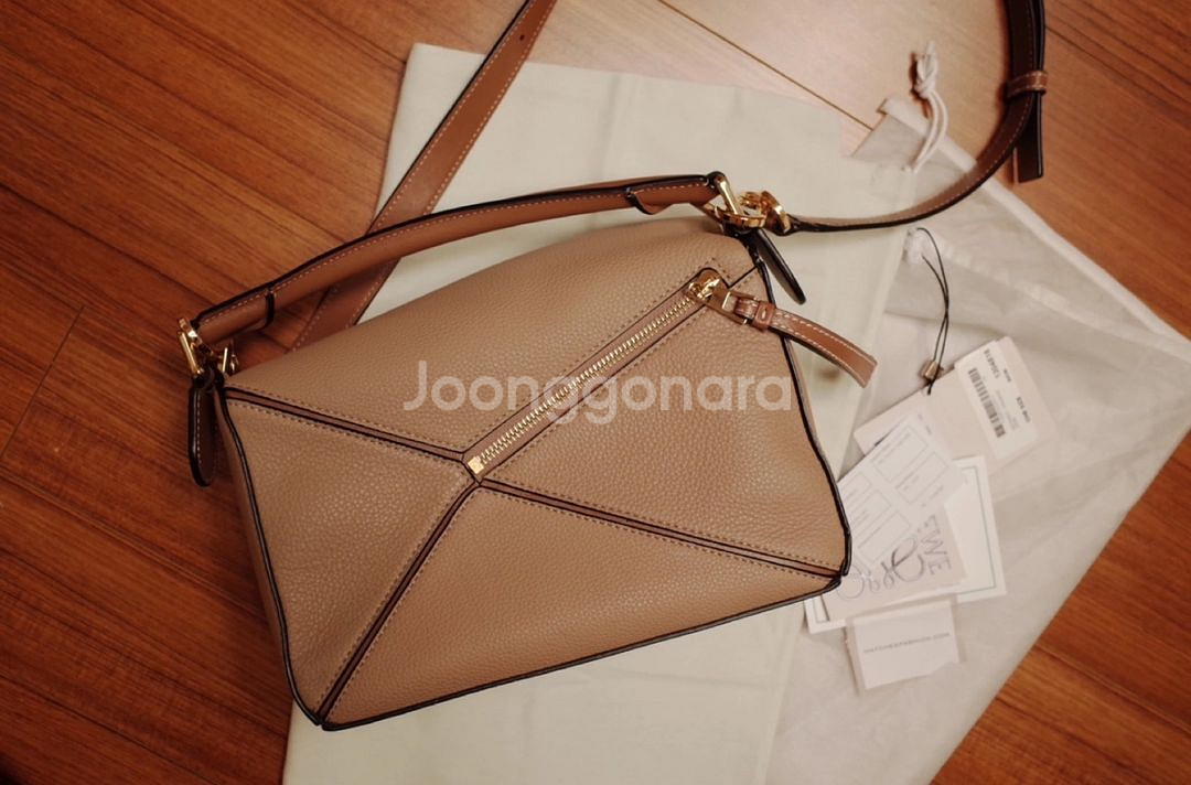 로에베 스몰 퍼즐 백 샌드 밍크 레어컬러--8