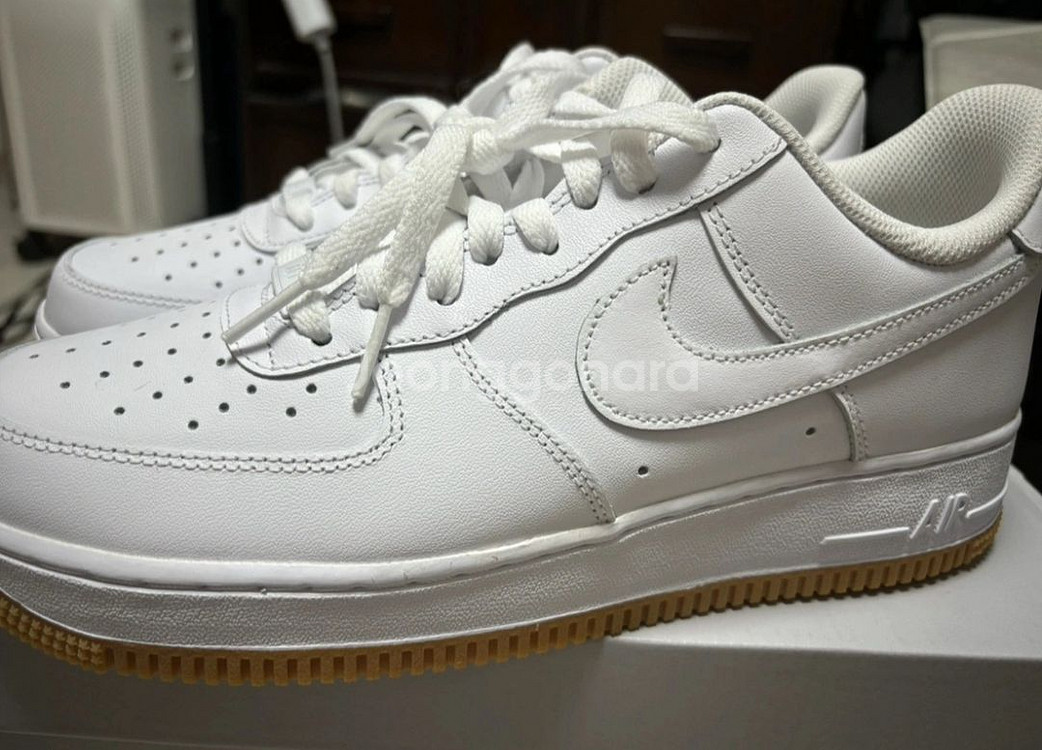 (새상품) 나이키 에어포스 화이트/라이트브라운--0