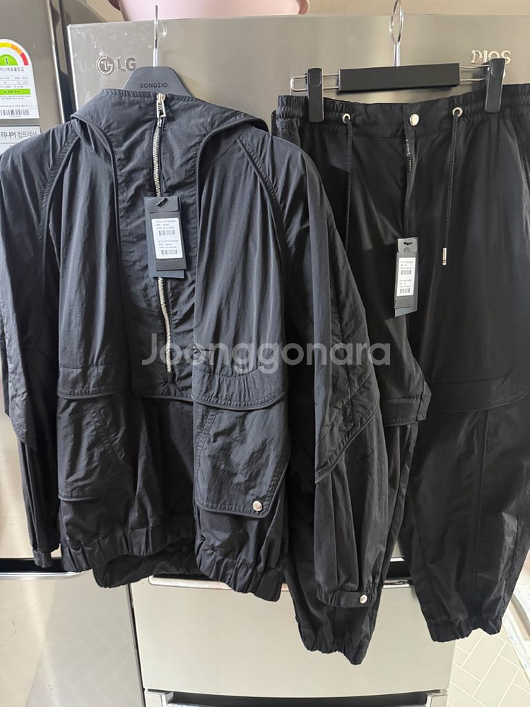 송지오옴므 콜라보 풀세트 아노락 셋업 46/78--1