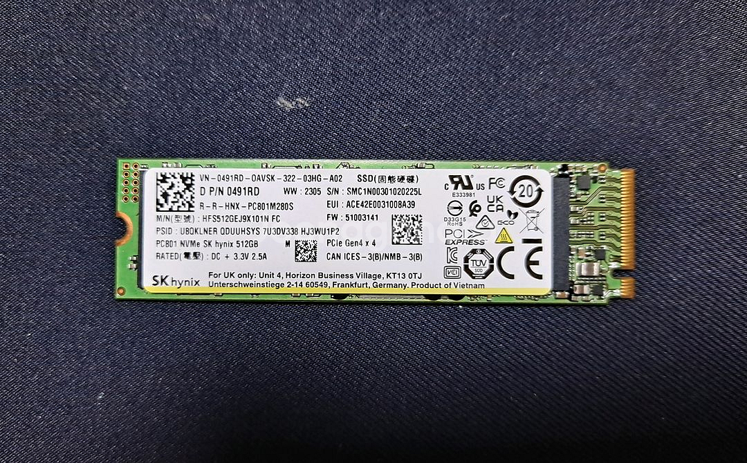 SK하이닉스 PC801 512GB M.2 NVMe--0